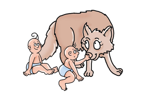Romulus和瑞摩斯；