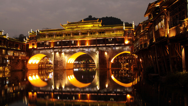 虹橋夜景