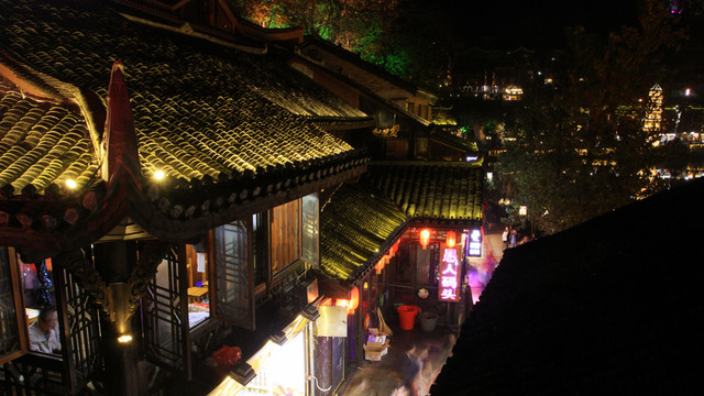 鳳凰古城夜景