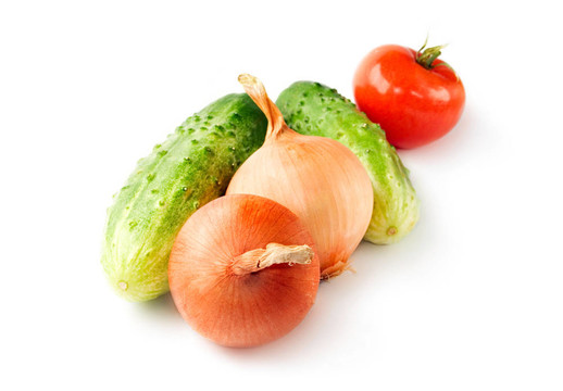 白底蔬菜