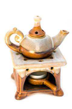 白色茶壺