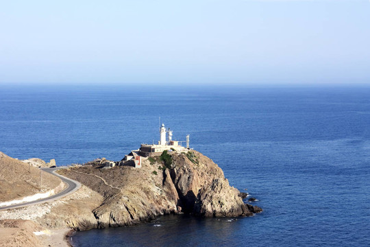 Cape de Gata的燈塔。