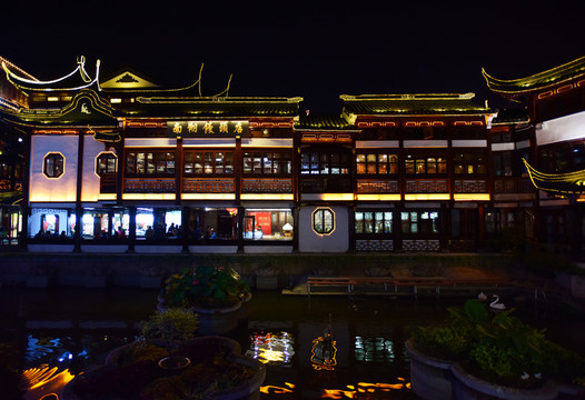 上海豫園古建筑 南翔饅頭店