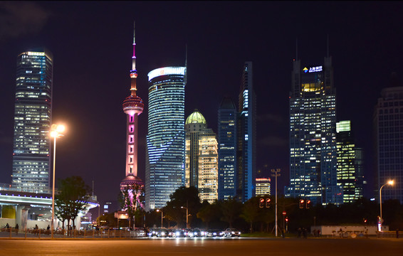 上海陸家嘴夜景