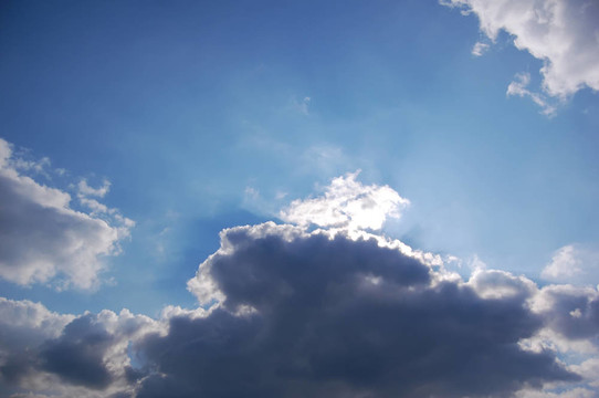 抽象的天空和天空。
