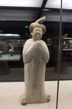 彩繪仕女俑