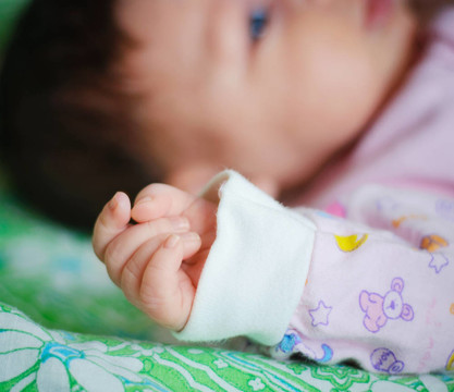 沉睡的嬰兒