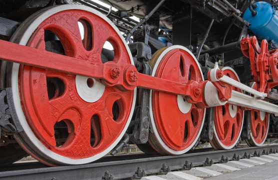 舊蒸汽機車車輪