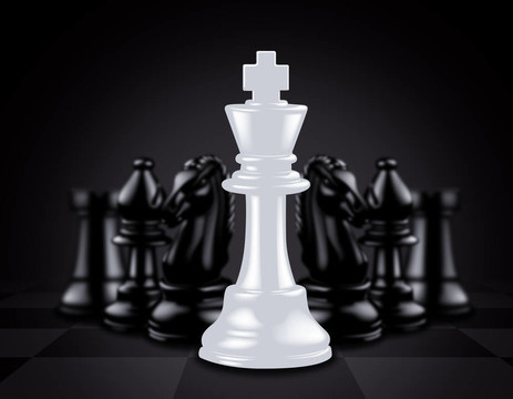 白王站出來反對黑棋子