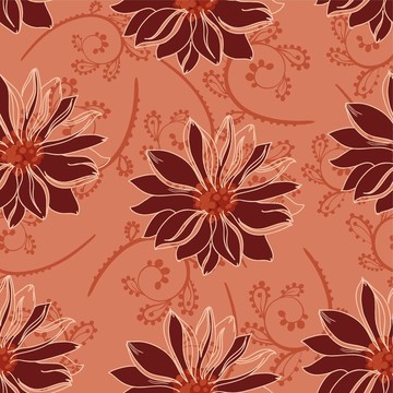 無(wú)縫花兒紅
