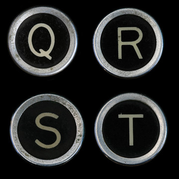 舊打字機(jī)Q R的T鍵