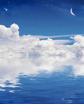 幻想的云景