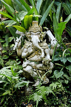 在巴厘印度尼西亞的印度教神Ganesh