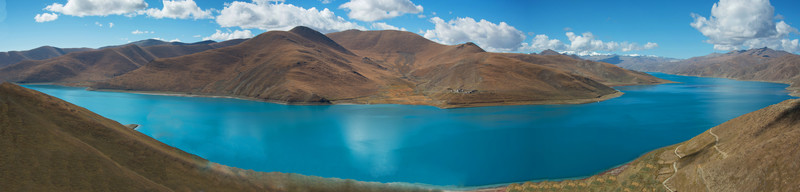 高原湖泊羊卓雍錯