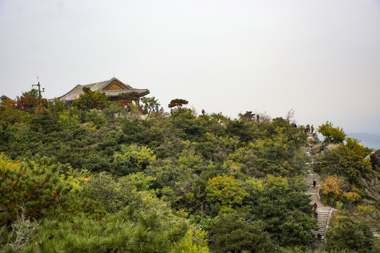 北京香山山頂風(fēng)光