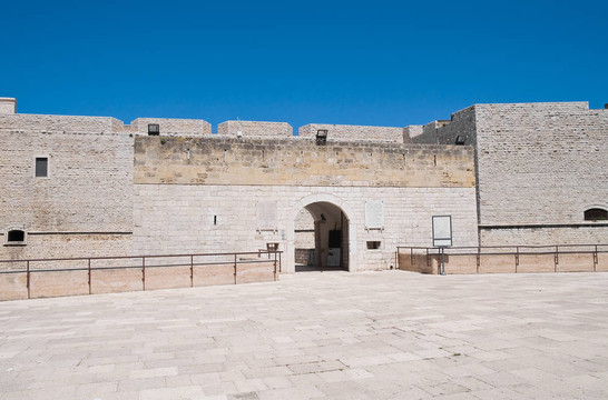 諾爾曼-施瓦本的城堡。Barletta。Apulia。