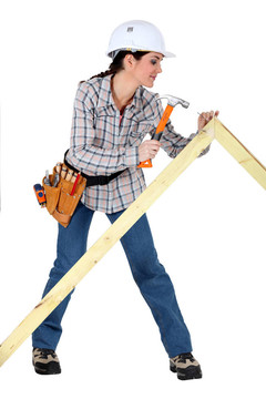 婦女建筑框架