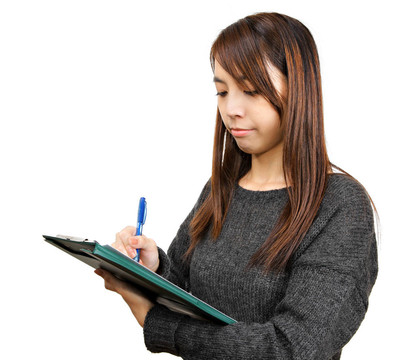 女人寫報告