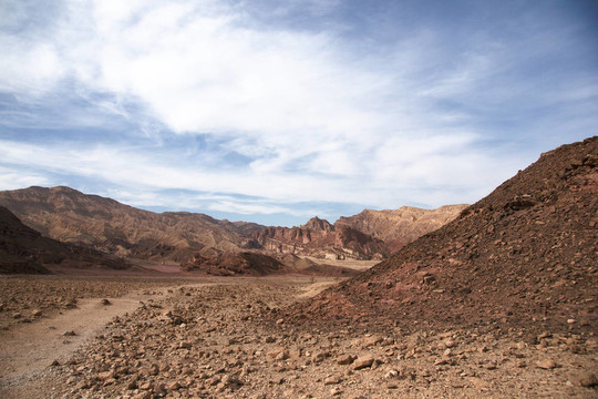 在Arava沙漠旅行