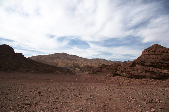 在Arava沙漠旅行