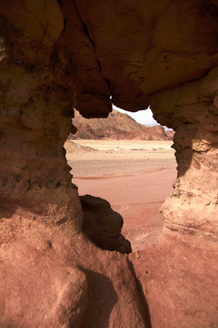 在Arava沙漠旅行