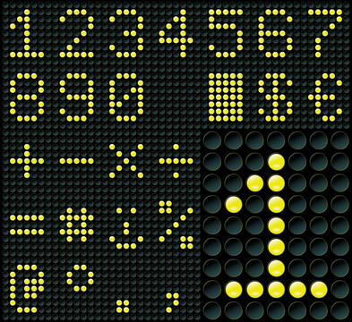 數(shù)字和符號