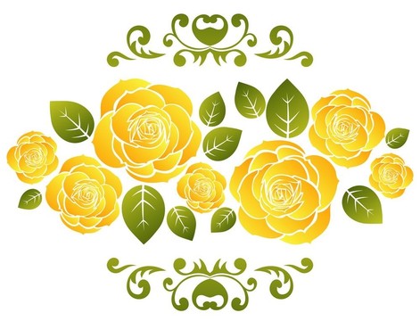 玫瑰花圖案