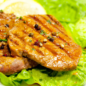 烤牛排肉