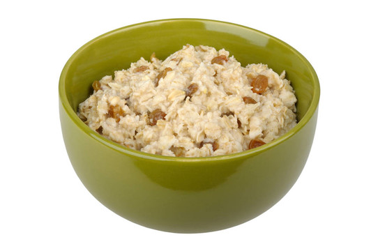 一碗葡萄干麥片粥