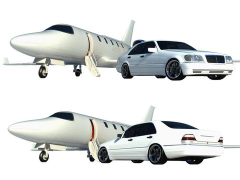 飛機和汽車
