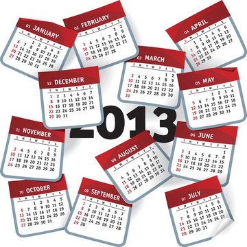 2013日歷