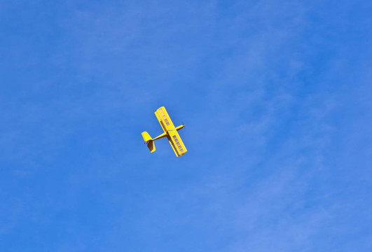 天空中的模型飛機(jī)