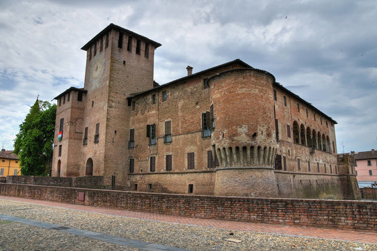 羅卡圣維塔萊。Fontanellato。Emilia Romagna。意大利.