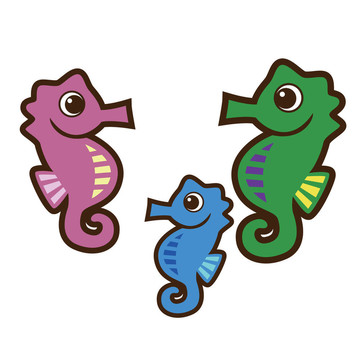海馬的插圖