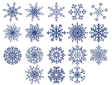 設(shè)置不同的雪花