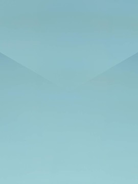 大藍地面圖像信封。