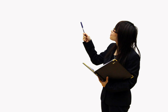 商人做演示