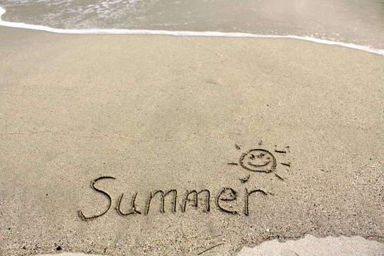 沙灘上的夏天