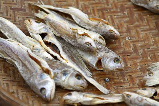 腌制的鱼在香港