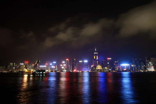 香港的夜景