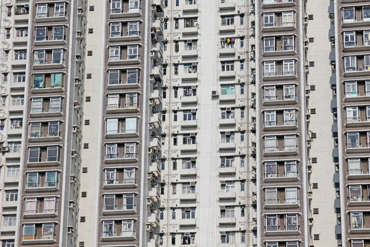 拥挤的香港公寓