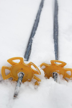 滑雪和遠(yuǎn)足桿