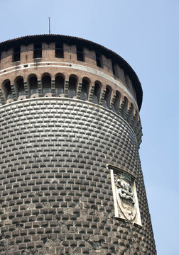Castello Sforzesco塔；米蘭