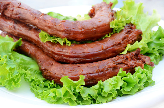 鹵味鴨脖