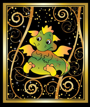 新年卡。