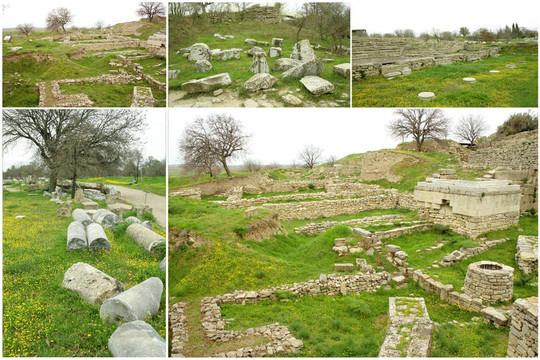古代遺跡特羅亞市；膠原