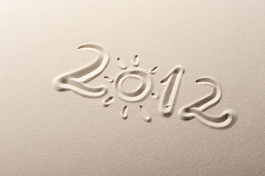 新的一年在海灘2012
