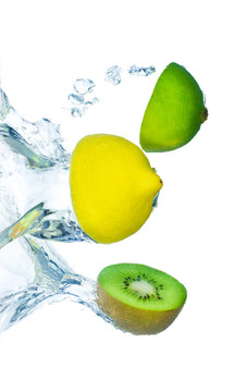 柑橘類水果飛濺