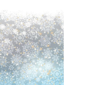 藍(lán)色抽象冬季卡。EPS 8