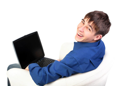 少年與筆記本